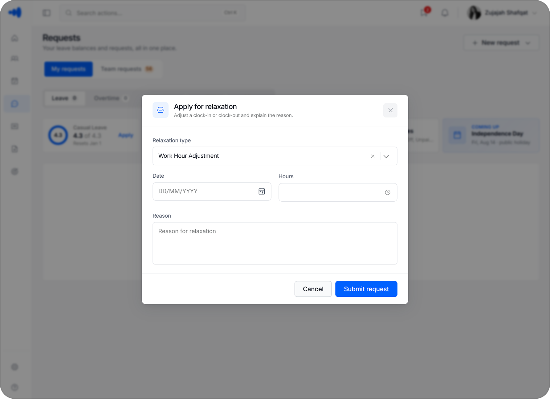 HR Requests