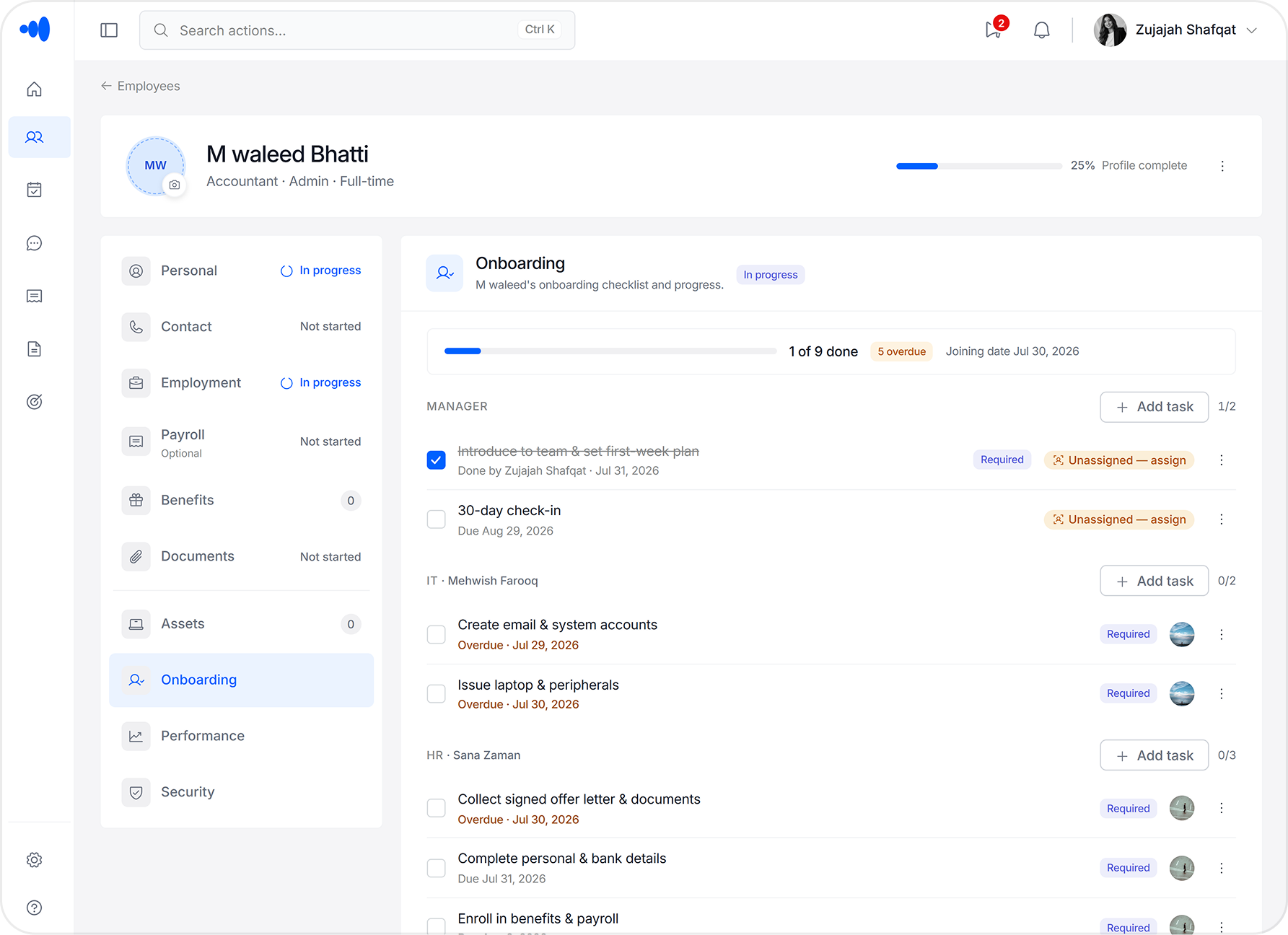 Onboarding